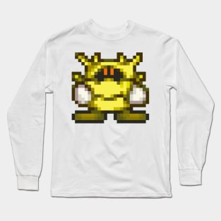 Yellow Virus Sprite Long Sleeve T-Shirt